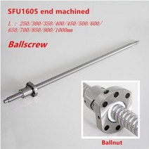 베어링 자전거 회전 볼 스크류 SFU1605 250mm 300 350 400 450 500 600 650 700 900 1000 1200 1500 2000mm w 너트 RM 160, 협력사