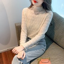 추동 이너웨어 코디 트렌디한 레이스 티셔츠 블라우스녀