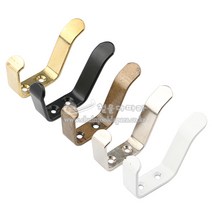 DAㄷ자2단옷걸이(5가지색상)(가구철물/가구부속/행거/훅/HOOK/다용도걸이/벽옷걸이), 크롬