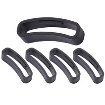 어린이용 매듭없는 운동화 끈 고무순토 코어 Ambit 잠금 장치 키퍼 홀더 24mm 시계 액세서리 실리콘 베젤