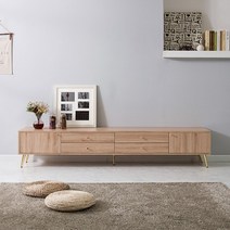 이노센트 비바 수납 티비 거실장 2100 i103371, 오크