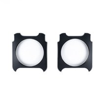 Insta 360 One RS/R 용 듀얼 렌즈 가드 강화 유리 스포츠 카메라 미러 스크린 커버 방수 투명, 0 2pcs