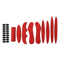 27pcs 사이클링 헬멧 내부 패드 보호 폼 키트 자전거 전기 오토바이 액세서리에 대 한 밀봉 된 라이닝 스폰지, 협력사, 빨간색