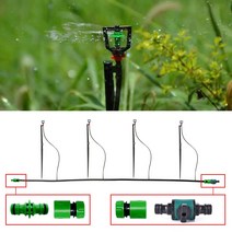 물절약 텃밭물주기 세트 간이 스프링쿨러설치 관수시설 미니스프링쿨러