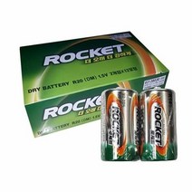 로케트 건전지 1.5V/DM/R20.대/2개.1박스(96), 단품