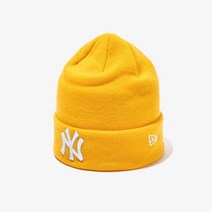 뉴에라 [뉴에라][공용]MLB 리그 베이직 커프 뉴욕 양키스 비니 에이 골드 (12866307)
