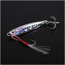 한현 미노우 슬로우싱킹 농어 광어 삼치 우럭 루어낚시 파핑 15g 20g 40g 80g 120g 150g, 은색