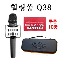 힐링쏭Q38 블루투스마이크 어플포함 10장 트로트 아싸매직씽