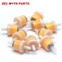 오토바이 오일필터 자동차 더트 포켓 자전거 오일 필터 가솔린 가스 액체 연료 스쿠터 모터바이크 모토용 ALconstar10Pcs로트