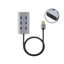 신나라-닷컴_유전원 USB3.0허브 7포트 멀티 메모리 외장하드인식 USB USB확장 네트워크 USB분배기_ tlsskfk, 신-컴-선택사항없습니다