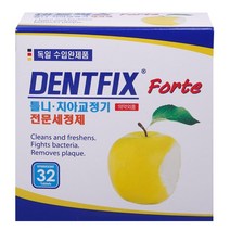 덴트픽스 틀니 치아교정기 전문세정제, 32개입, 26개