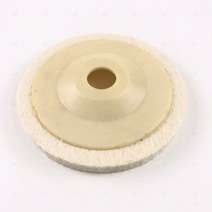 그라인더 압축양모 광택패드 폴리셔 연마용 4인치 버핑 폴리싱 마무리, 1개