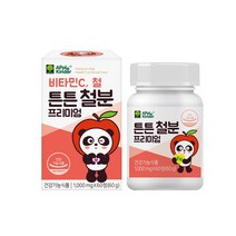 애플킨더 튼튼철분 비타민C 철분프리미엄 60정