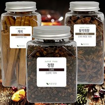 뱅쇼 만들기 시나몬스틱80g+정향120g+팔각회향100g 뱅쇼재료 키트 (용기형), 2세트, 300g