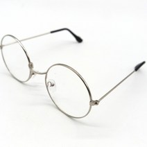 실버 얇은안경테 은색 가는 동글이안경테 귀안아픈