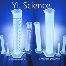 (JLS) Azlon PP Cylinder 10ml ~ 100ml (몰드 or 청색눈금 선택가능) 외산 PP메스실린더 플라스틱메스실린더 PP실린더 매스실린더, YL-CBGP100