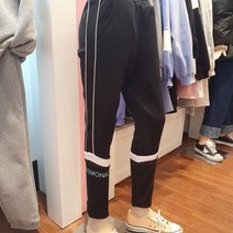 [애플핑크] 절개포인트슬림핏기모트레이닝바지APP8Q703GSB 산본뉴코아