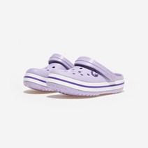 (국내매장판) 크록스 크록밴드 클로그 키즈 CRS207006 LAVENDER/NEON PURPLE