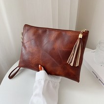 여성 스웨이드 가방 백 레트로 순수 컬러 봉투 레저 숙녀 일일 여행 pu 가죽 술 팔찌 쇼핑 휴대 전화