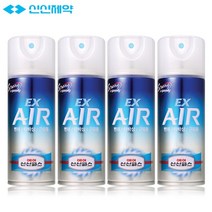 신신 에어파스EX 200ml 4개 스프레이파스 뿌리는파스, 1세트+마술패치2매