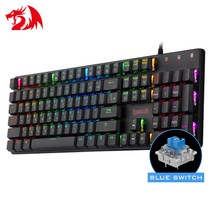 리드래곤 SHRAPNEL K589RGB 로우 프로파일 게이밍 기계식 키보드, 일반형, 적축