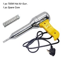 700w 220v-240v 플라스틱 뜨거운 공기 용접 총 토치 도구 플라스틱 용접 토치 기계 조정 가능한 열 공기 총 키트 용접기 pe pp pvc, 700W 히트 건