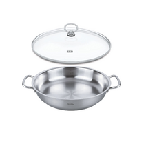 휘슬러 오리지널 프로피 컬렉션 스텐 전골냄비 Fissler original-profi collection Stainless Steel Serving-Pan, 포함, 20cm