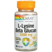 솔라레이 L-Lysine & Beta Glucan 500mg 베지 60정, 1개, 기본