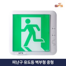 벽부착형 피난구 유도등 중형 화재 탈출 비상구 조명 GFS, 1.방향없음