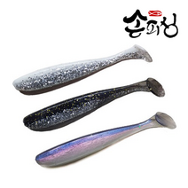 손피싱 샤아니웜 2.5인치/3인치 6개입/광어 다운샷 우럭 광어웜 채비 낚시, 3인치-406 (10개입)