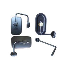 화물차 백미러 트럭 특장차 중장비 보조 사이드 거울, L자형 브래킷 구멍 내경 26MM