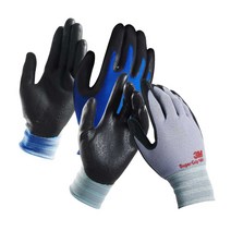 3M 장갑 슈퍼그립 100 여름용, S, 그레이