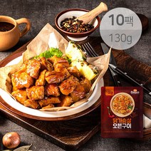 [꼬꼬빌] 심쿵 닭가슴살 오븐구이 저크바베큐 130g x 10팩, 단품
