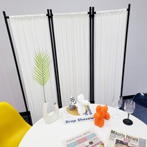 접이식 가림막 이동식 파티션 주방 원룸 카페, 2단