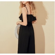 휴양지바지 휴양지점프수트 비치룩