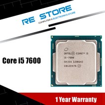 중고 인텔 코어 i5 7600 3.5GHz 쿼드 CPU 프로세서 6M 65W LGA 1151, 한개옵션0