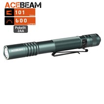 ACEBEAM-Pokelit 2AA 600 루멘 LED 손전등 519A 휴대용 EDC AA 90 CRI 포켓 펜 라이트, 5000K Pink
