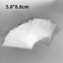 타로카드 100pcs 카드 보호 커버 플라스틱 투명 다기능 보호 필름 5.8x8.8cm 타로 카드 게임 카드 컬렉션, 03 5 8x8 8cm G687A