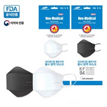 네오메디컬 국산 KF94 중형 대형 3D 마스크 개별포장 50매 100매, KF94 대형 100매
