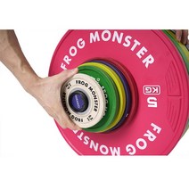 디펙트 몬스터 저중량원판 1kg 한쌍 I 바벨 중량 고무원판