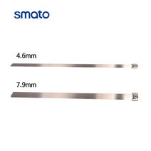 스마토 스테인리스 스틸타이 스텐 케이블타이 스텐타이 1봉 100개 세트, 4.6mm, 200mm