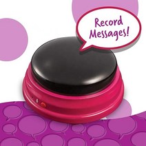 강아지클릭커 Learning Resources Lights and Sounds Buzzers Set of 4 Easy Voice Dog Bell Toys For, 03 3