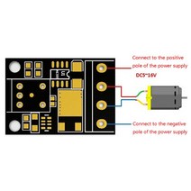10A 5V-16-12V DC 모터 속도 제어 전위차계 거버너 PWM 스위치 모듈