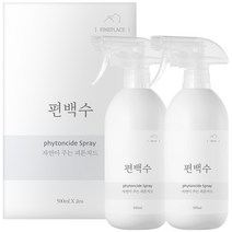 파인플레이스 자연이 주는 편백수 피톤치드 스프레이, 500ml x 2개