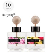 바이향 오토모티브 우드볼 차량용 카 방향제 디퓨저 50ml 10종 1+1, 피치