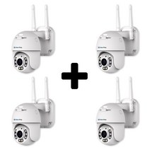 글로벌아이넷 로보뷰P2 4세트 홈 IP 카메라 CCTV 3.6mm 200만화소 WHP2+4, 01. 로보뷰 P2 / 4세트