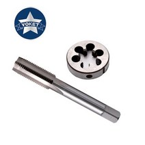 GULING HSS 2pcs 미터 나사 핸드 탭 및 다이 세트 정장 M14 M15 M16, M20+1.25