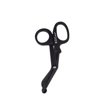 Emt Edc 전술 다기능 스테인리스 구조 붕대 가위, 하나, 블랙