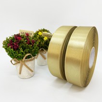 포장 리본 끈 제이제이리본 고밀도주자 45M 2롤 (10mm 15mm), 15mm, 카키색