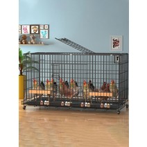 닭장 사육장 대형 케이지 가정용 닭 키우기 병아리, 120x50x65, 굵은 패키지 1